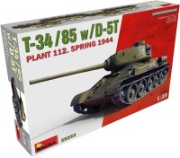 Model Building Kit MiniArt T-34/85 w/D-5t Plant 112. Spring 1944 (1:35) 