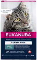 Cat Food Eukanuba Adult Grain Free Salmon  10 kg