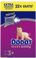 Nappies Dodot Activity 3+ / 120 pcs 