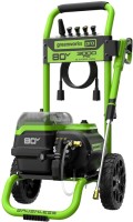 Photos - Pressure Washer Greenworks PW80L420 