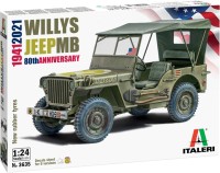 Model Building Kit ITALERI Willys Jeep MB 80th Anniversary 1941-2021 (1:24) 