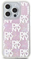 Case DKNY Liquid Glitter Multilogo for iPhone 15 Pro Max 