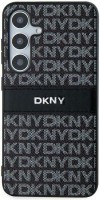 Case DKNY Leather Mono Stripe & Metal Logo for Galaxy S24 