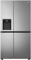 Photos - Fridge LG GS-LD80PZRD stainless steel