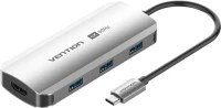 Card Reader / USB Hub Vention TQDHB 