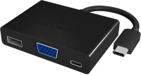 Photos - Card Reader / USB Hub Icy Box IB-DK4032-CPD 