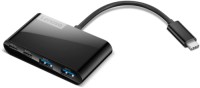 Photos - Card Reader / USB Hub Lenovo Select USB-C 4-port Hub 