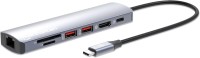 Card Reader / USB Hub MANHATTAN USB-C PD 7-in-1 4K Docking Station/Multiport Hub 