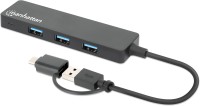 Card Reader / USB Hub MANHATTAN 4-Port USB 3.0 Type-C / Type-A Combo Hub 