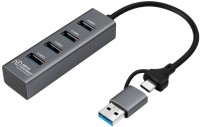 Card Reader / USB Hub Microconnect USBHUB4-2IN1 