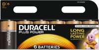 Photos - Battery Duracell  6xD Plus Power