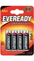 Battery Eveready 4xAA Super Heavy Duty 