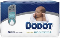 Nappies Dodot Pro Sensitive+ 1 / 38 pcs 