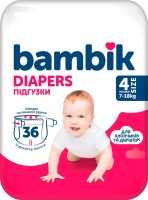 Photos - Nappies Bambik Diapers 4 / 36 pcs 