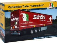 Model Building Kit ITALERI Curtainside Trailer Schoeni.ch (1:24) 