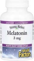 Photos - Amino Acid Natural Factors Melatonin 3 mg 90 tab 