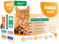 Cat Food IAMS Delights Land&Sea Collection In Jelly  12 pcs