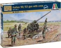 Model Building Kit ITALERI Italian 90/53 Gun With Crew (1:72) 