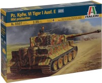 Model Building Kit ITALERI Pz.Kpfw.VI Tiger I Ausf.E Mid Production (1:35) 