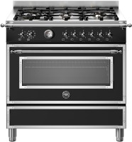 Photos - Cooker Bertazzoni HER96L1ENET black