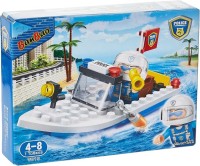 Photos - Construction Toy BanBao Police Boat 7019 