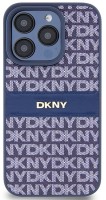 Photos - Case DKNY Leather Mono Stripe & Metal Logo for iPhone 15 Pro Max 