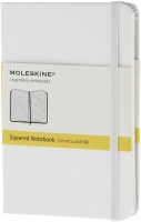 Photos - Notebook Moleskine Squared Notebook Pocket White 