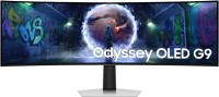 Photos - Monitor Samsung Odyssey OLED G93SD 49 49 "  silver