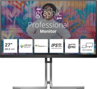 Photos - Monitor AOC Q27U3CV 27 "  silver