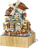 Construction Toy LOZ Classical Windmill House Music Box 1239 