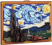 Construction Toy LOZ Star Moon Night Van Gogh Starry Sky 1066 