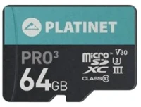 Photos - Memory Card Platinet microSDXC UHS-1 Class 10 64 GB