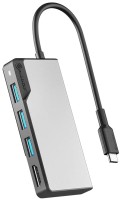 Photos - Card Reader / USB Hub ALOGIC Fusion CORE 5-in-1 USB-C Hub V2 