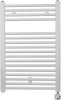 Photos - Heated Towel Rail Zehnder Virando E (500x786 AB-080-050-9016-HEC-HID)