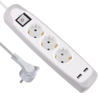 Photos - Surge Protector / Extension Lead Electraline 62153 