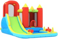 Photos - Trampoline Happy Hop Castle with Slide and Splash Pool 