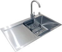 Photos - Kitchen Sink Romzha Caravela 78R A RO41150 780х430 right tap