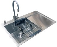 Photos - Kitchen Sink Romzha Caravela 78L C RO41149 780х430 left tap