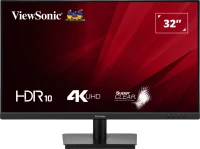 Photos - Monitor Viewsonic VA3208-4K-HD 31.5 "  black