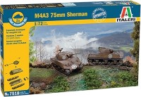 Model Building Kit ITALERI M4A3 75mm Sherman (1:72) 