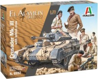 Photos - Model Building Kit ITALERI Crusader Mk. III with British Crew (1:35) 