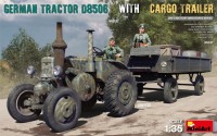 Photos - Model Building Kit MiniArt German Tractor D8506 with Cargo Trailer (1:35) 