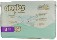 Photos - Nappies Giggles Premium 3 / 34 pcs 