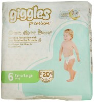 Photos - Nappies Giggles Premium 6 / 20 pcs 