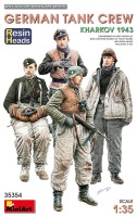 Photos - Model Building Kit MiniArt German Tank Crew. Kharkov 1943. Resin Heads (1:35) 