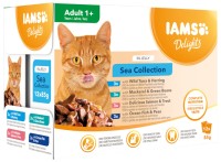 Cat Food IAMS Delights Sea Collection in Jelly 12 pcs 