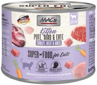 Cat Food MACs Superfoods Kitten Turkey/Beef/Duck  200 g