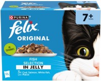 Cat Food Felix Original 7+ Fish Selection in Jelly 12 pcs 