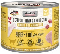 Cat Food MACs Superfoods Adult Poultry/Beef/Cranberry  200 g