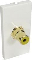 Socket Cables Direct AV-MOD1RCAYL white